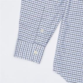 img 2 attached to Chaps Classic Stretch Oxford Stripes Men's Clothing and Shirts