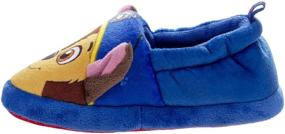 img 1 attached to Nickelodeon Boys' Paw Patrol Slippers – Cozy Fuzzy Slippers (Toddler/Little Kid)