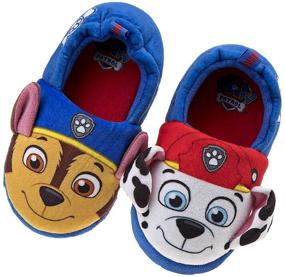 img 4 attached to Nickelodeon Boys' Paw Patrol Slippers – Cozy Fuzzy Slippers (Toddler/Little Kid)