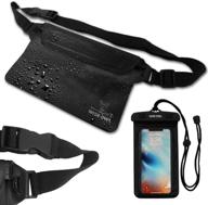 wise owl outfitters waterproof fanny pack & dry bag for phone - waist bag and phone pouch for water sports, beach, swimming, sailing, kayaking, and outdoor activities logo