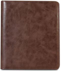 img 3 attached to 👜 GMYLE iPad Case: Stylish Business Portfolio Travel Case with Brow Pattern PU Leather for Effective Protection and Convenience