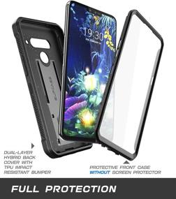 img 3 attached to SUPCASE Unicorn Beetle PRO Series Case for LG V50 / LG 🦄 V50 ThinQ 5G - Full-Body Protection with Screen Protector, Kickstand, and Holster Clip (Black)