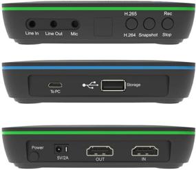 img 2 attached to Standalone 4K H.265/H.264 HDMI Video & Gaming Recorder - ClonerAlliance UHD Pro. Instant Playback & Scheduled Recording with Live Commentary. UVC Standard Supported.