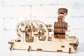 img 1 attached to 🧩 Wooden Puzzle Construction Kit - UGears Engine Set