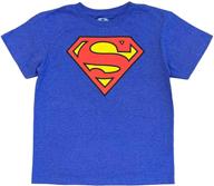 superman boys classic logo heather logo