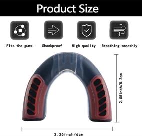 img 2 attached to Sports Mouth Guard Football Mouthpiece