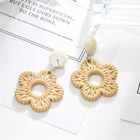 img 3 attached to CHUNYANAN Lightweight Geometric Statement Earrings