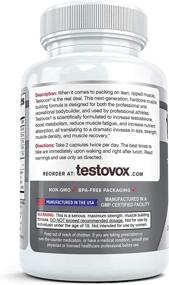 img 1 attached to Testovox: The Ultimate Hardcore Muscle Builder and Testosterone Booster
