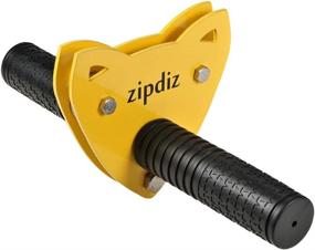 img 1 attached to Zipdiz 50 ft Zipline Kit with Steel Cable & 2 Tree Protectors - Fun Backyard Zip line for Kids