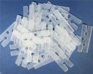 🎈 iflymars pack of 101 clear plastic h shape balloon clips for sealing - ideal for wedding, party, christmas, and birthday decorations логотип