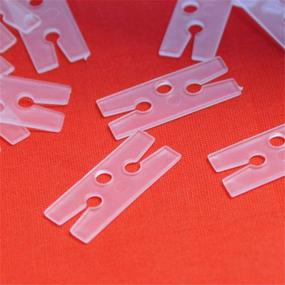 img 3 attached to 🎈 iFlyMars Pack of 101 Clear Plastic H Shape Balloon Clips for Sealing - Ideal for Wedding, Party, Christmas, and Birthday Decorations