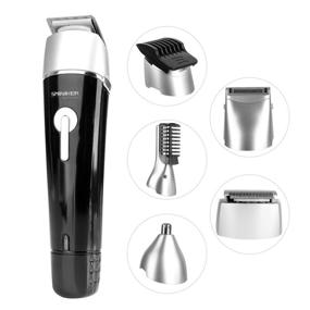 img 2 attached to 🧔 Sminiker 5 in 1 Multi-function Waterproof Grooming Kit for Men - Hair Clippers, Beard Trimmer, Body Groomer, Mustache Trimmer, Nose Hair Trimmer, Precision Trimmer