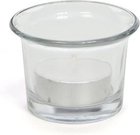 img 1 attached to 🕯️ Hosley Set of 12 Clear Glass Oyster Tea Light Holders – Premium Spa Aromatherapy & Wedding Décor- 2.5 Inch Diameter Tea Light Holders – Perfect Gift for Tealight Lovers & Votive Candle Gardens – (O4)