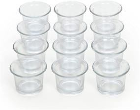 img 2 attached to 🕯️ Hosley Set of 12 Clear Glass Oyster Tea Light Holders – Premium Spa Aromatherapy & Wedding Décor- 2.5 Inch Diameter Tea Light Holders – Perfect Gift for Tealight Lovers & Votive Candle Gardens – (O4)