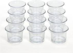 img 4 attached to 🕯️ Hosley Set of 12 Clear Glass Oyster Tea Light Holders – Premium Spa Aromatherapy & Wedding Décor- 2.5 Inch Diameter Tea Light Holders – Perfect Gift for Tealight Lovers & Votive Candle Gardens – (O4)