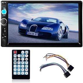 img 4 attached to PolarLander 2 DIN 7 Inch LCD Touchscreen Car Radio Player with Bluetooth Hands-Free, Support for 1080P Movies and Rear View Camera