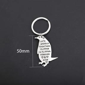img 3 attached to Lywjyb Birdgot Penguin Keychain Together