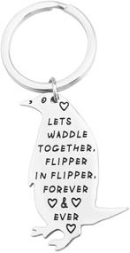 img 4 attached to Lywjyb Birdgot Penguin Keychain Together