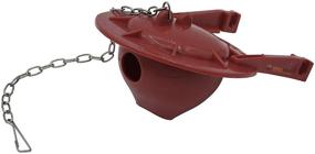 img 1 attached to 🚽 Toto Flapper: Qualihome Replacement 3 Inch Toilet Flapper for Toto G-Max THU499S, THU175S &amp; 2021BP with Durable Stainless Steel Chain and Hook