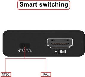 img 1 attached to 🔌 Преобразователь HDMI в RCA: Без проблем подключите PS4, Xbox, Switch и другие устройства к старым телевизорам