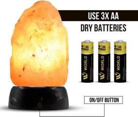 img 3 attached to 🌈 Himalayan Glow Multicolor LED Salt Lamp with Battery Operation