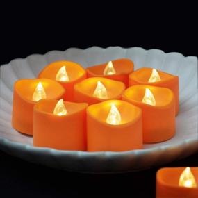 img 3 attached to Halloween Operated Tealights Flameless Realistic