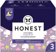 🌙 the honest company club box starry night overnight diapers, size 3, 60 count logo