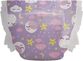 img 1 attached to 🌙 The Honest Company Club Box Starry Night Overnight Diapers, Size 3, 60 Count