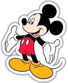 img 1 attached to 🐭 Наклейка из винила Mickey Mouse Disney для автомобиля - 4 дюйма