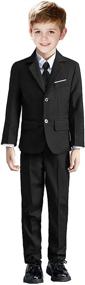 img 3 attached to 👔 Boys' Complete Outfit: Formal Suit Pieces for Classy Clothing