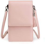 👜 womens crossbody shoulder tassel handbag: stylish & functional women's handbags & wallets logo