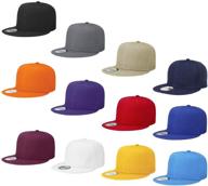 falari wholesale 12 pack snapback hat cap: hip hop style, flat bill, blank solid color, adjustable size логотип