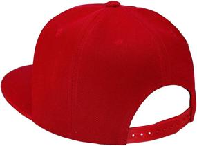 img 1 attached to Falari Wholesale 12 Pack Snapback Hat Cap: Hip Hop Style, Flat Bill, Blank Solid Color, Adjustable Size