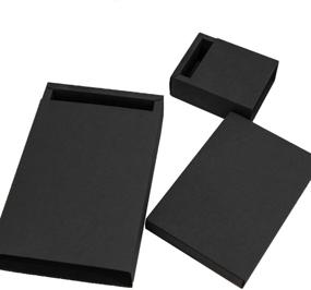 img 2 attached to 🎁 YOUNGTION 10 Pack Large Assorted Sizes Gift Boxes – Perfect for Bridesmaid Proposals, Birthdays, and Festivals! Sturdy Storage Boxes in Black, White, and Brown Paper