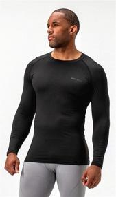 img 3 attached to 🔥 DEVOPS Men's Thermal Compression Shirts - Pack of 2 Long Sleeve Base Layers for Extra Warmth