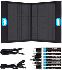 img 3 attached to 🔆 Renogy E.Flex Portable Solar Panel Charger 50W for Power Station Explorers, Generators, Van, RV - Enhanced USB Connectivity for Smartphones and Tablets