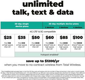 img 2 attached to Total Wireless Предоплаченный смартфон Motorola