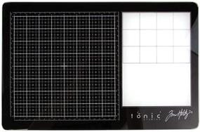 img 2 attached to 👍 Обзор Tonic Studios Tim Holtz Travel Glass Media Mat 10.25 "X15.5", Multi: особенности, плюсы и минусы