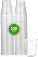 🥤 plasticpro disposable clear beverage tumbler 5 oz cups (200 count) logo