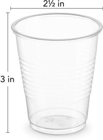 img 3 attached to 🥤 Plasticpro Disposable Clear Beverage Tumbler 5 oz Cups (200 Count)