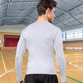 img 2 attached to Compression Undershirts Baselayer Thermal Running Sports & Fitness