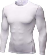 compression undershirts baselayer thermal running sports & fitness logo