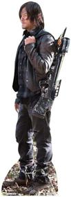 img 2 attached to 🧟 Daryl Dixon Life Size Cardboard Cutout Standup - The Walking Dead Collectible