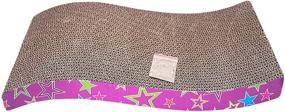 img 4 attached to 🐱 Cat Scratcher Pad with Catnip - Reversible Durable Scratch Cardboard Pad for Cats