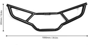 img 2 attached to 🛡️ Kemimoto Brushguard Front Bumper, Compatible with Polaris Sportsman 570 (2015-2016) & Sportsman 450 (2020), ETX 2015, 2879714