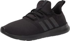 img 4 attached to 👟 Top-rated adidas Women's Cloudfoam Pure 2.0 Running Shoes, Black/Black/Core White, Size 11