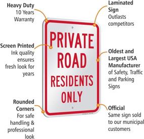 img 1 attached to 🚧 SmartSign Aluminum for Private Road Residents