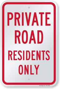 img 4 attached to 🚧 SmartSign Aluminum for Private Road Residents