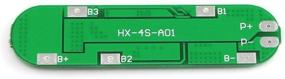 img 2 attached to 🔋 ZRM&E 1-Pack Защитная плата зарядного устройства для 4S 14.8V 18650 литий-ионных аккумуляторных батарей Protection Board 16.8V Защита от перезаряда 10A BMS PCB Circuit Electronic Module