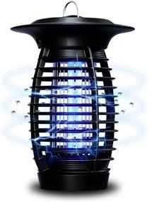 img 4 attached to 🦟 Powerful 9W Bug Zapper Electric Portable Mosquito Zapper for Effective Outdoor Pest Control - Ideal for Backyard, Patio, Home, Bedroom, Kitchen, Office